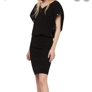 EUC All Saints Siri Snap Blouson Dress